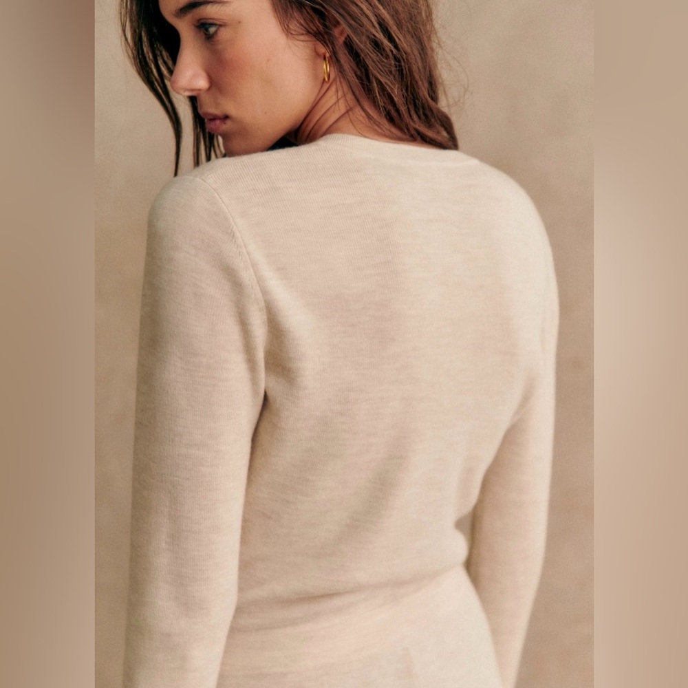 Sezane Cream Jumpsuit - Picture 6 of 8
